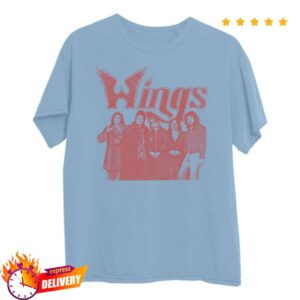 Paul Mccartney Merch Store Wings Band T-Shirt