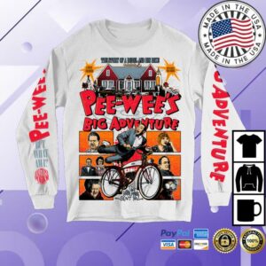 Halftone Horror Shop Merch Pee Wee’s Big Adventure Long Sleeve Halftone Horror Shop Merch Pee Wee’s Big Adventure Long Sleeve