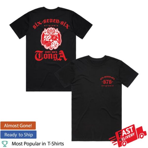 Poetik685 Merch Store 676 Originals Mate Ma’a Tonga Tee Black