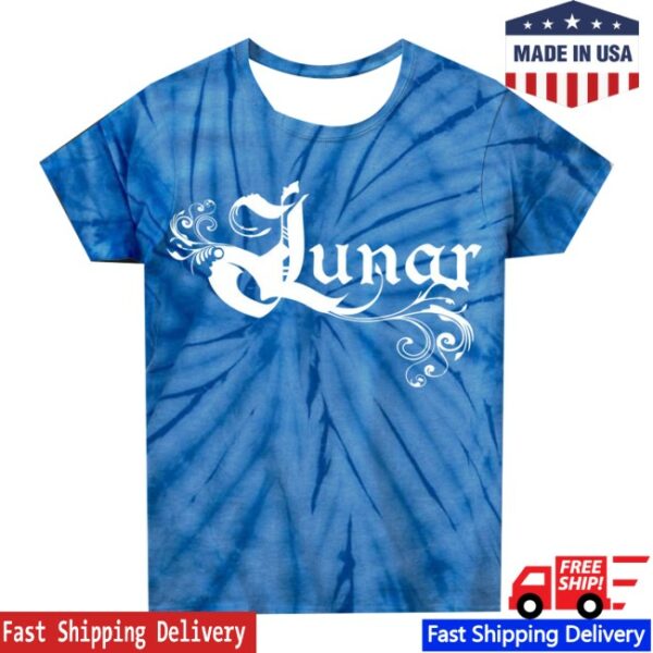 Lunar Store Merch Blue Tie-Dye T-Shirt