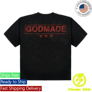 Godmadeclo Store Merch Knockout Black T-Shirt Godmadeclo Store Merch Knockout Black T-Shirt