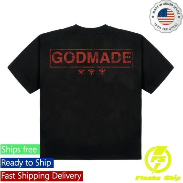 Godmadeclo Store Merch Knockout Black T-Shirt