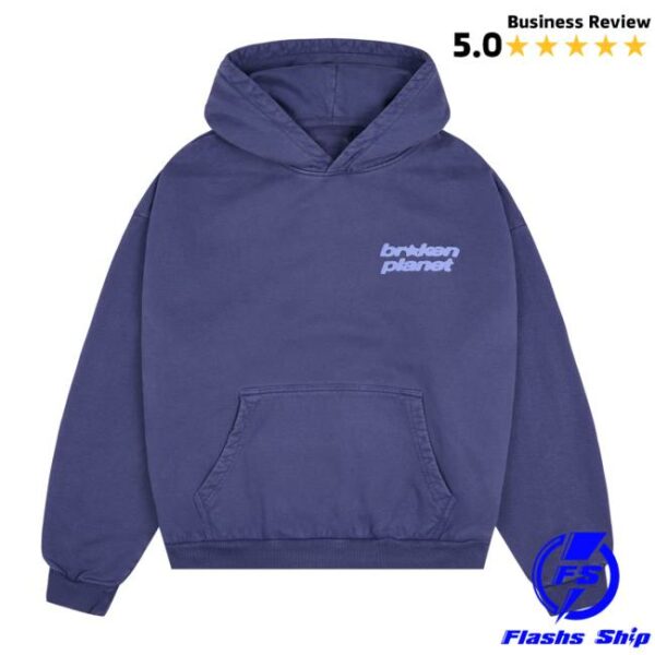 Broken Planet Merch Store Star Logo Hoodie Mulberry Purple