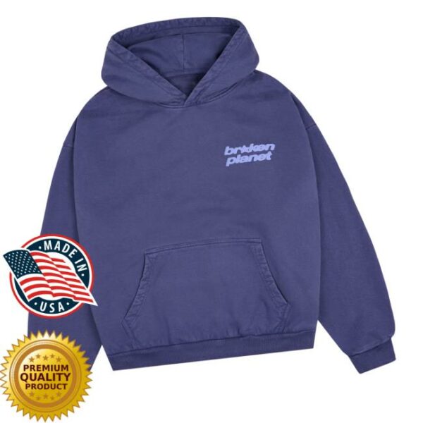 Broken Planet Merch Store Star Logo Hoodie Mulberry Purple
