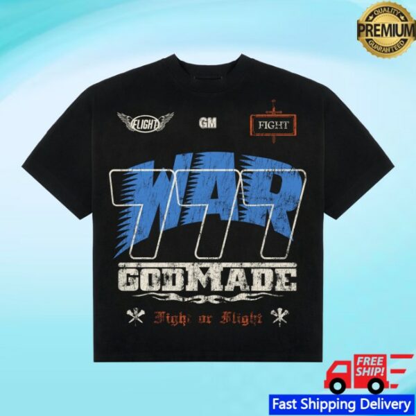 Godmadeclo Store Merch War Black T-Shirt
