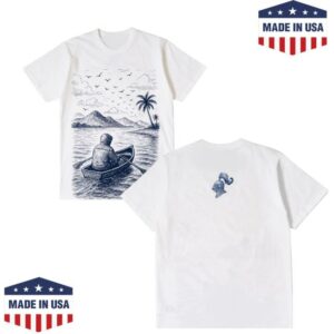 James Boogie Merch Store Fr 025 Graphic Boat White T-Shirt