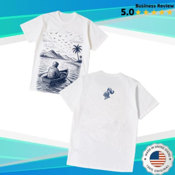 James Boogie Merch Store Fr 025 Graphic Boat White T-Shirt