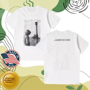 James Boogie Merch Store Fr’025 Graphic Mercusuar White T-Shirt