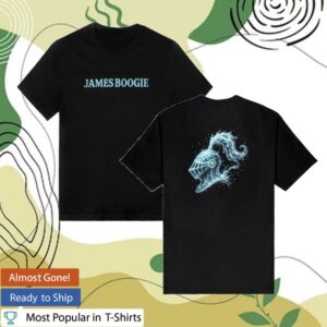 James Boogie Merch Store Fr’025 Graphic Splash Black T-Shirt