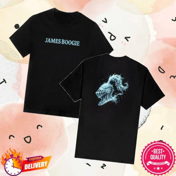 James Boogie Merch Store Fr’025 Graphic Splash Black T-Shirt