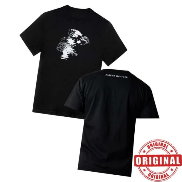 James Boogie Merch Store Mx’025 Graphic Embelish Black T-Shirt