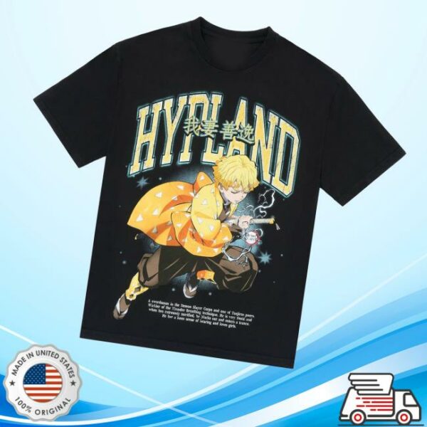 Hypland Merch Store Demon Slayer Thunder Clap Shirt