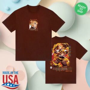 Hypland Merch Store Demon Slayer Rengoku Flame Shirt