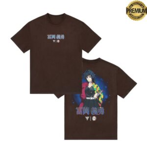 Hypland Merch Store Demon Slayer Giyu Air Brush Shirt