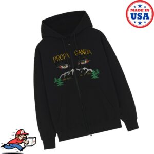 Propaganda Clothing Store Merch Peak Zip Hoodie