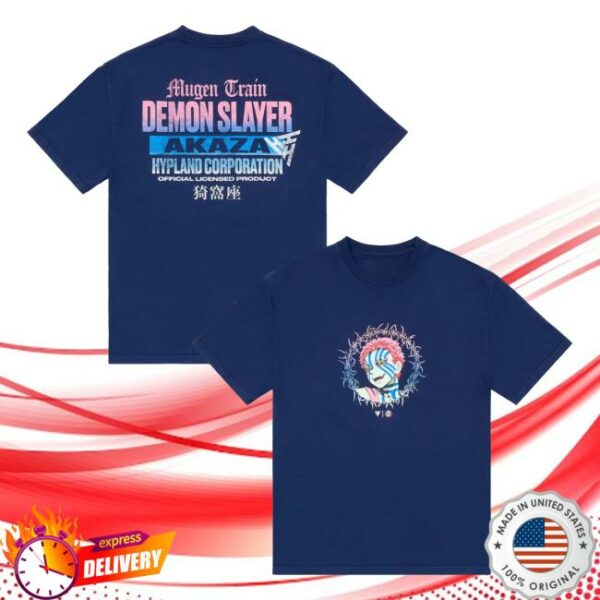 Hypland Merch Store Demon Slayer Akaza Thorns Shirt