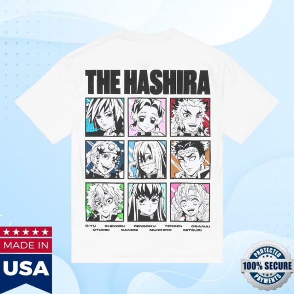 Hypland Merch Store Demon Slayer Hashira Shirt White