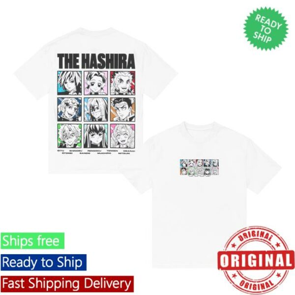 Hypland Merch Store Demon Slayer Hashira Shirt White