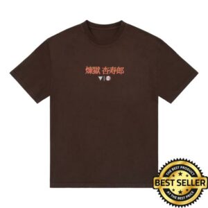 Hypland Store Merch Demon Slayer Rengoku Air Brush Shirt