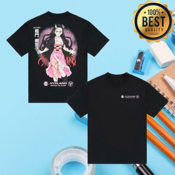 Hypland Merch Store Demon Slayer Slayer Nezuko Half Demon Shirt