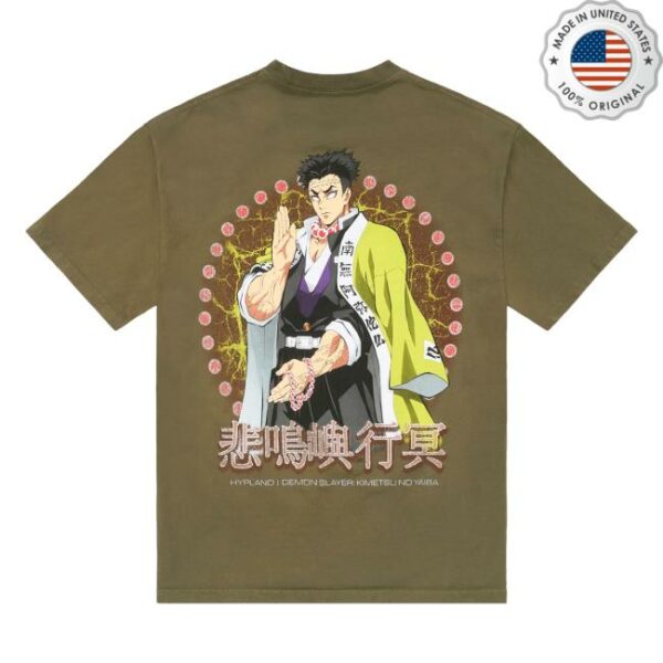 Hypland Merch Store Demon Slayer Stone Hashira Shirt