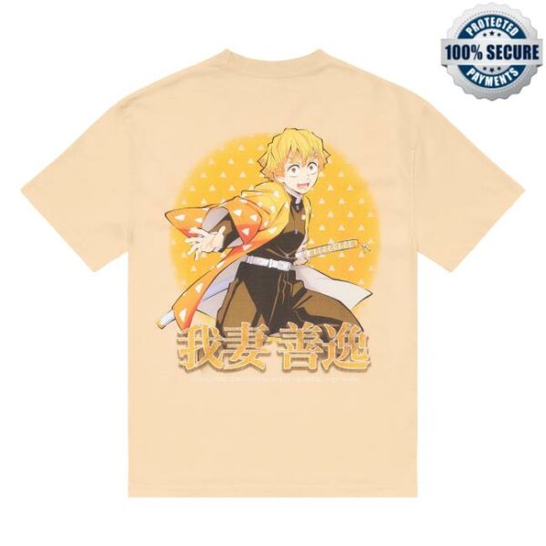 Hypland Merch Store Demon Slayer Zenitsu Kanji Shirt