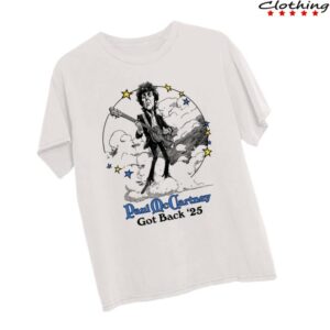 Paul Mccartney Store Merch Got Back Illustration T-Shirt