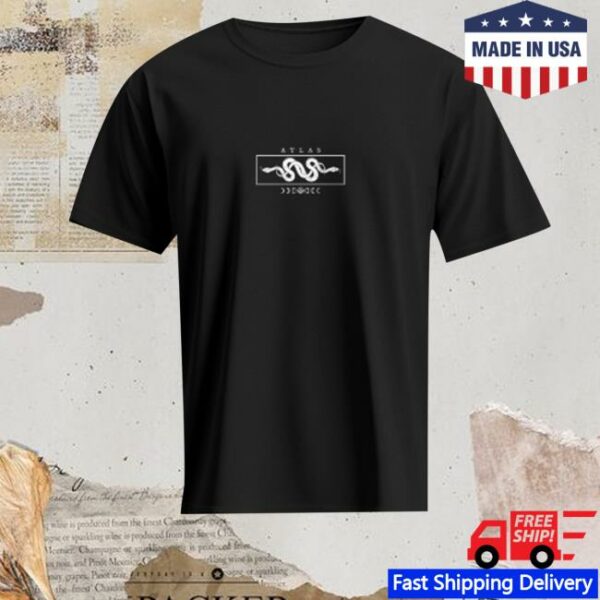 Atlas Northcore Merch Store Minimalist Black T-Shirt