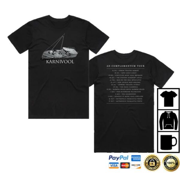 Karnivool Merch Store Ad Complementum Tour Tee