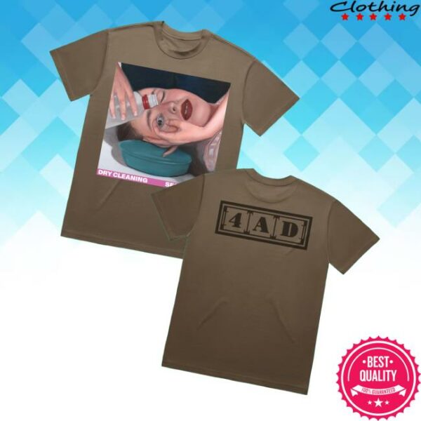 Dry Cleaning Band Merch Store Secret Love Brown T-Shirt