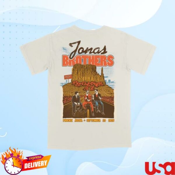Jonas Brothers Merch Store Greetings From Your Hometown Phoenix Az Tee