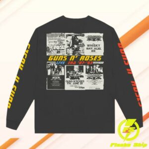 Guns N’ Roses Official Store Live Era Long Sleeve Shirt Guns N’ Roses Official Store Live Era Long Sleeve Shirt