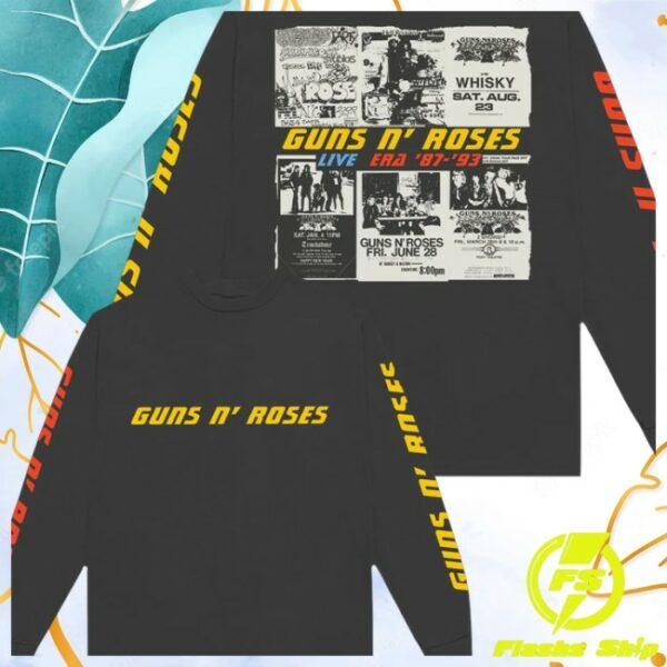 Guns N’ Roses Official Store Live Era Long Sleeve Shirt