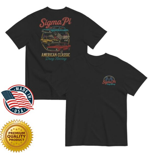 Sigmapi Store Merch Sigma Pi Vintage Cars T-Shirt