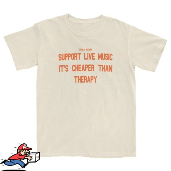Warner Music Store Merch Support Live Music Therapy T-Shirt