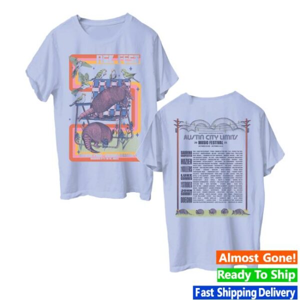 Aclfestival Store Merch Dillo Lineup Tee