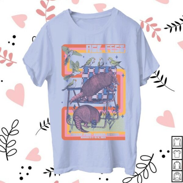 Aclfestival Store Merch Dillo Lineup Tee