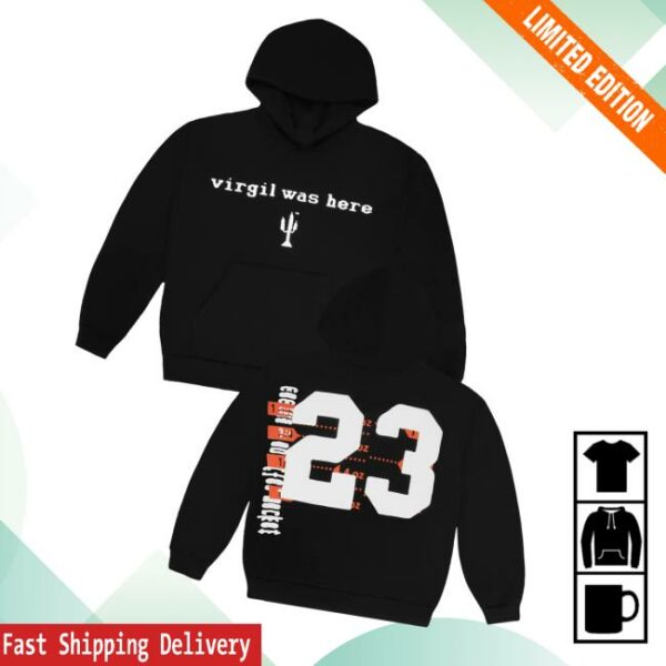 Cactusplantfleamarket Merch Store Virgil Was Here Hooded Sweatshirt