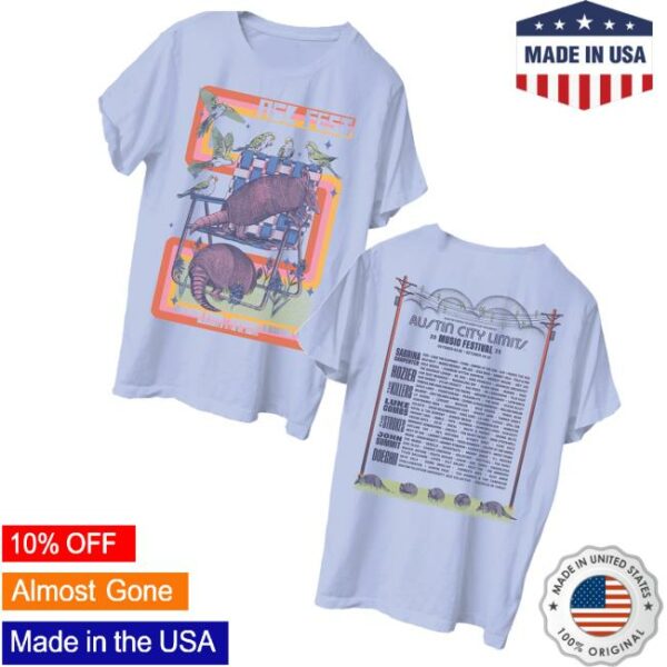 Aclfestival Store Merch Dillo Lineup Tee