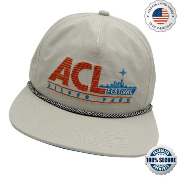 Aclfestival Store Merch Stripes Rope Hat