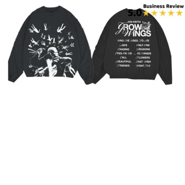 Don’t Be Lonely By Yourself Merch Store Grow Wings Tracklist Sweatshirt