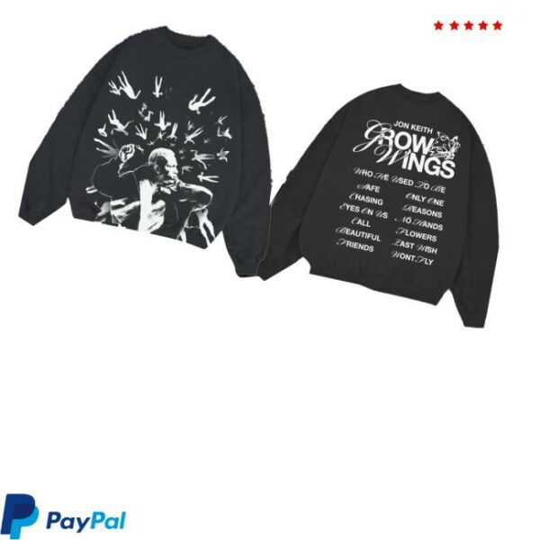 Don’t Be Lonely By Yourself Merch Store Grow Wings Tracklist Sweatshirt