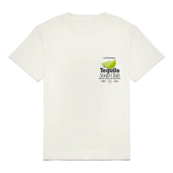 Los Sundays Store Merch The Tequila Soda Club Blanc White Tee