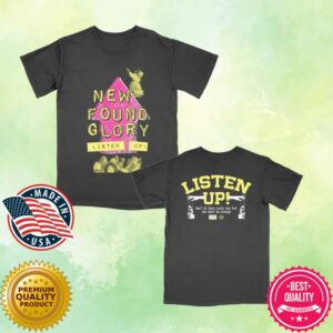 Pure Noise Merch Store Listen Up Black Tee