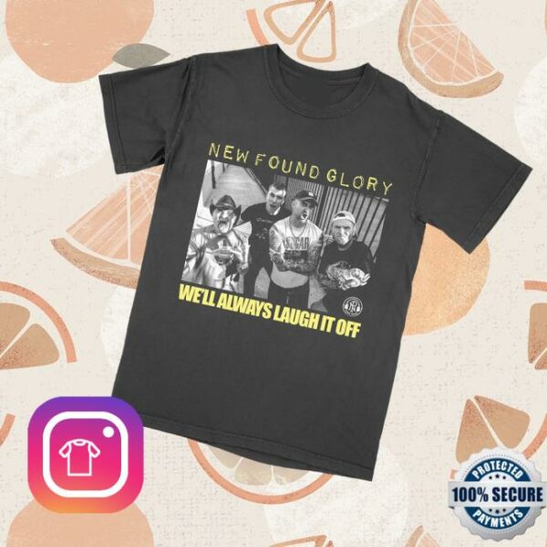 Pure Noise Merch Store Laugh It Off Black Tee