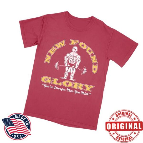 Pure Noise Merch Store Stronger Crimson Tee