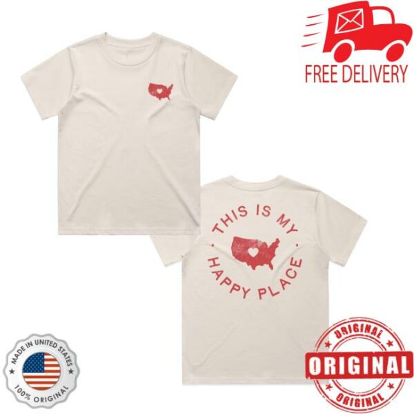 Tpusa Merch Store This Is My Happy Place T-Shirt
