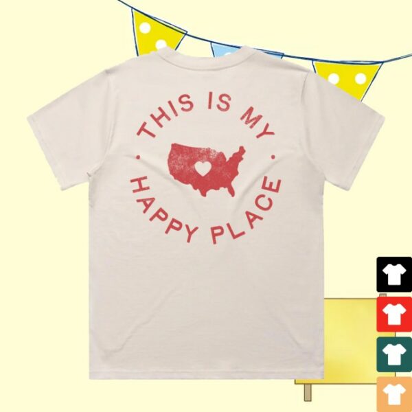 Tpusa Merch Store This Is My Happy Place T-Shirt