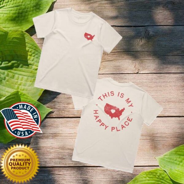 Tpusa Merch Store This Is My Happy Place T-Shirt