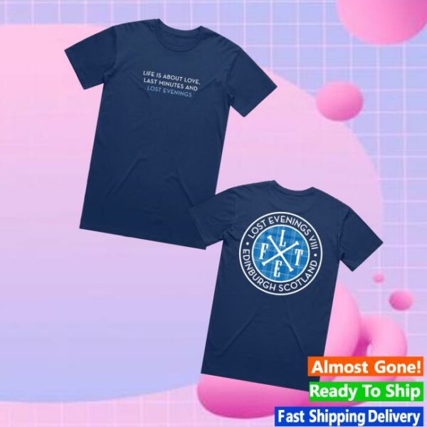 Frank Turner Shop Merch Lost Evenings Viii Tartan T-Shirt